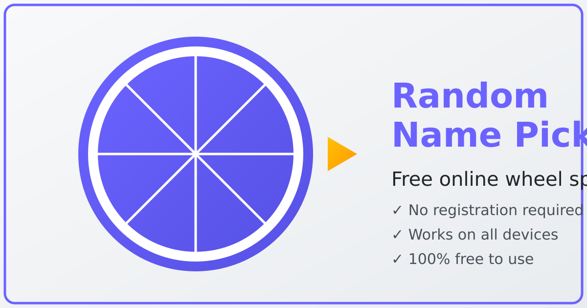 Lucky Name Spinner